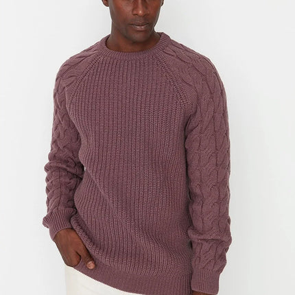 UNICORN Men's sweater knitted yellow green gray black dark blue white beige purple xs s m l xl