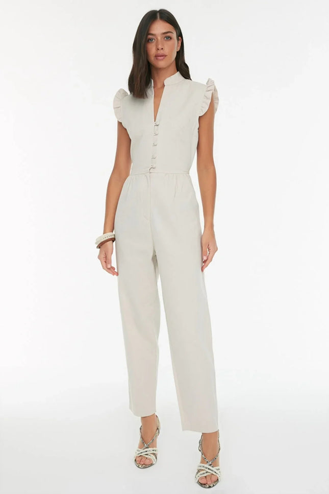 UNICORN Women's jumpsuit cream white xs s m l xl