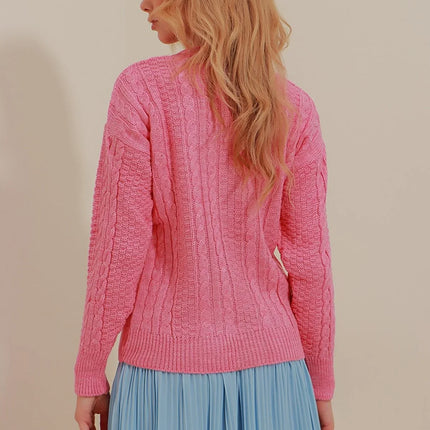 UNICORN Women's sweater pink dark brown s m l