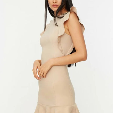 UNICORN Women's dress sleeveless beige black white dark blue dark pink light purple mint green xs s m l