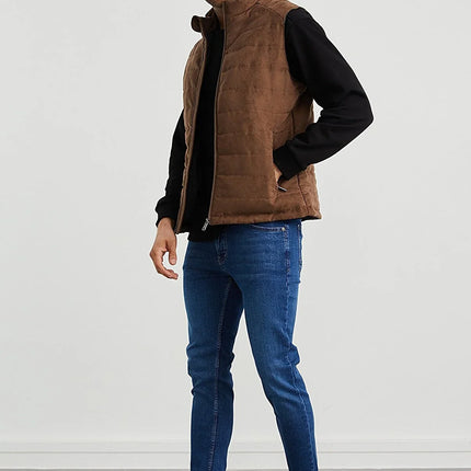 UNICORN Men's jacket bodywarmer dark brown s m