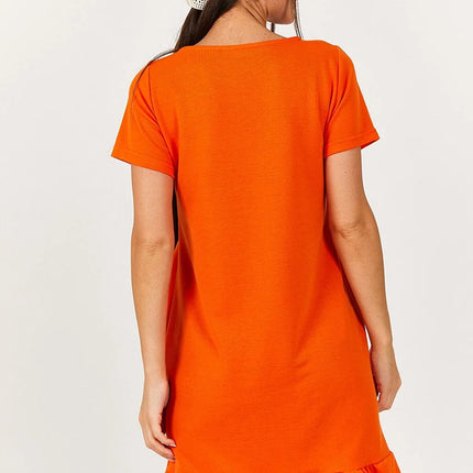 Dames jurk rood beige oranje blauw roze grijs paars lichtblauw donkerblauw s m l xl