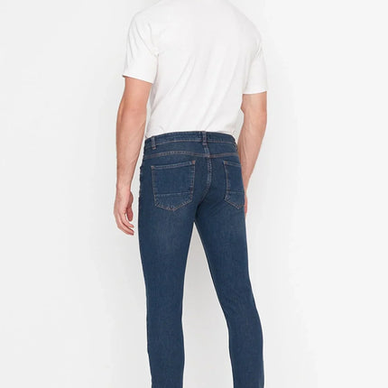 Heren spijkerbroek jeans blauw donkerblauw m l xl xxl xxxl