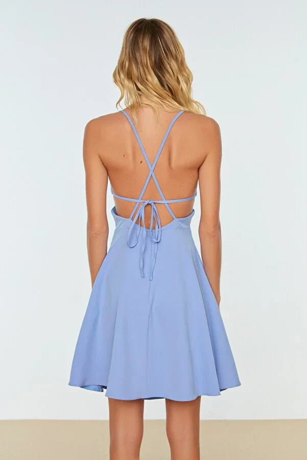 UNICORN Women's sleeveless dress light blue xs s m l xl