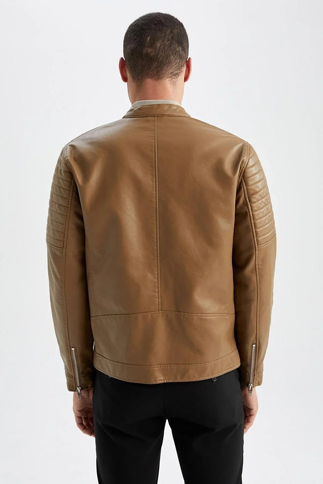 UNICORN Men's jacket leather caramel S M L XL XXL XXXL