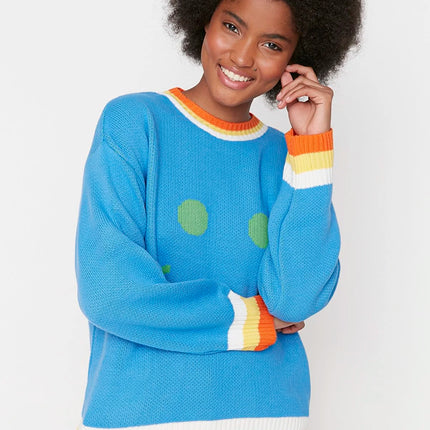 UNICORN Women's sweater blue s m l