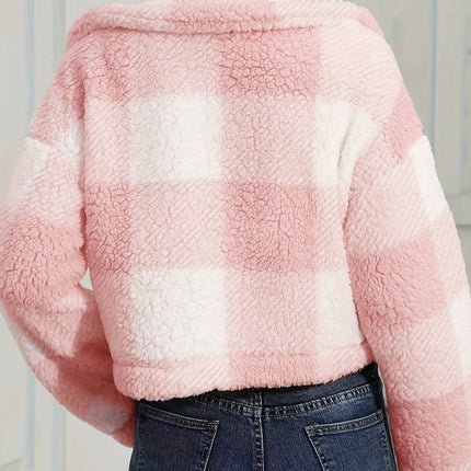UNICORN Teddy Coat, Casual Button Front Long Sleeve Winter Warm Outerwear xs s m l xl xxl