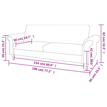 UNICORN Sleeper Sofa with Armrests Adjustable Faux Suede Brown Sofa Bed