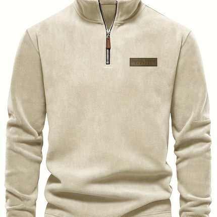 UNICORN Men's Sweatshirt with Stand-Up Collar, Half-Zip, Long Sleeves s m l xl xxl