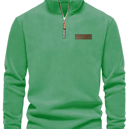 UNICORN Men's Sweatshirt with Stand-Up Collar, Half-Zip, Long Sleeves s m l xl xxl