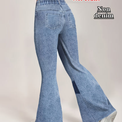 UNICORN Printed Legging Not Denim Fabric Blue s m l xl xxl