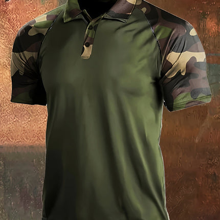 UNICORN Slim-Fit Classic Easy Short-Sleeve Polo Shirt with Camouflage s m l xl xxl xxxl