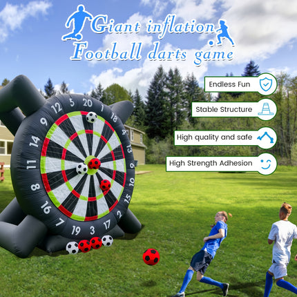 UNICORN 3.05meter Giant Inflatable Game Dart Board with 8pcs Ball
