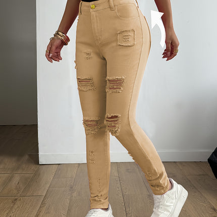 UNICORN Women Elegant Casual Versatile Slim-Fit Candy-Colored Pencil Jeans s m l xl xxl