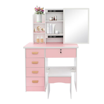 UNICORN Storage Cabinet Cosmetics & Skincare Organization, Easy-to-Assemble