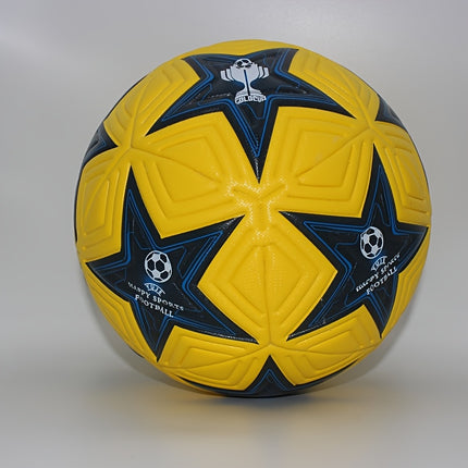 UNICORN Soccer Ball with Star Patterns High Quality Seamless Football size 5