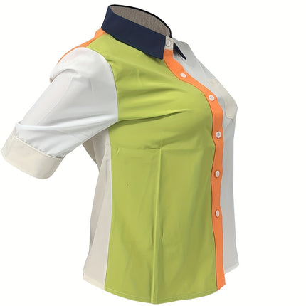 UNICORN Summer Fashion Casual Color Block Shirt s m l xl xxl