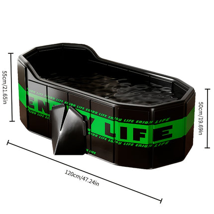 UNICORN Adult Foldable Soaking Tub Portable Hot And Cold Water Bathtub for Home