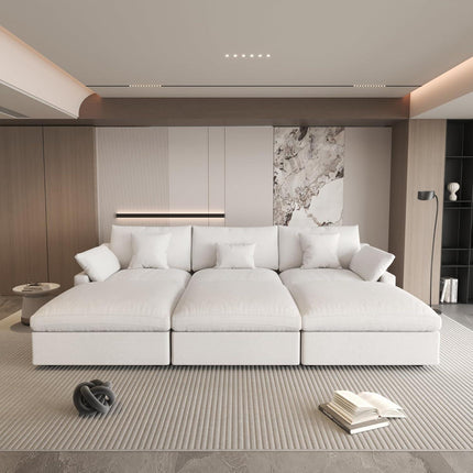 UNICORN Cloud Couch Modular Sofa 4.06meter U-Shaped White Black Gray Khaki