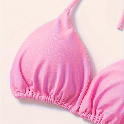 UNICORN Solid Color Sexy Rope Style Bikini Swimwear for Fashionable Women s m l