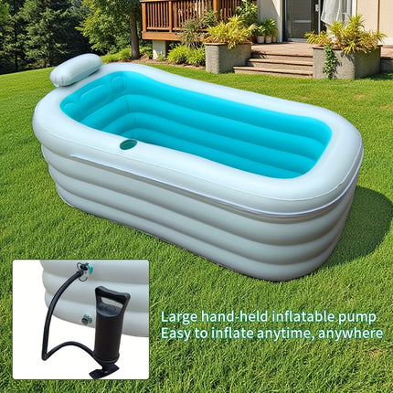 UNICORN Upgraded Inflatable Bathtub Indoor And Outdoor Use White