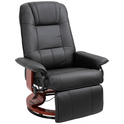UNICORN Swivel Recliner with Reclining Function Black