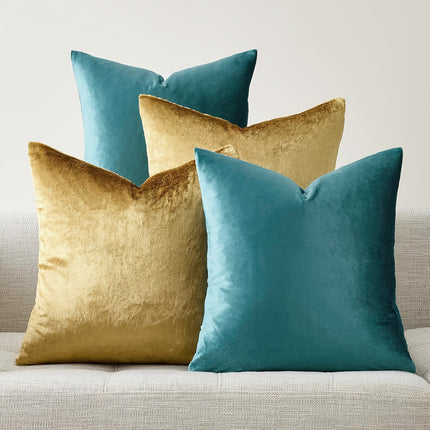 UNICORN Set of 4 Luxurious Velvet Pillow Covers Measuring 40.40 cm to 60.60 cm