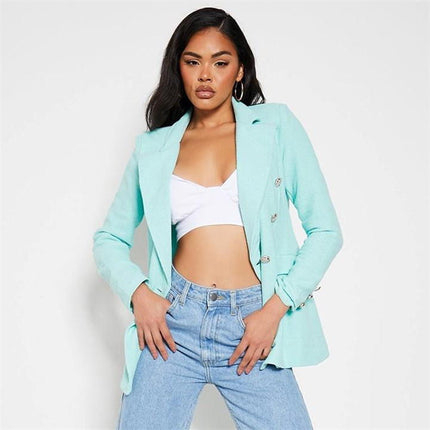 UNICORN Women's blazer light blue xxs xs s