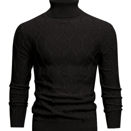 UNICORN Turtleneck Sweater Men'S Thick Warm Knit Top Design Quality Top s m l xl xxl