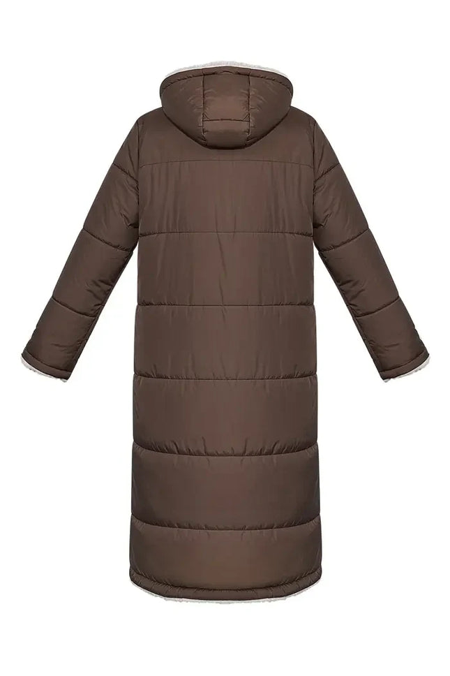 UNICORN Nylon long coat - Brown -  S M L