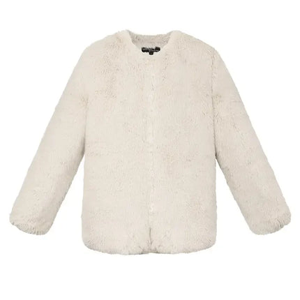 UNICORN Faux fur coat - beige S M L