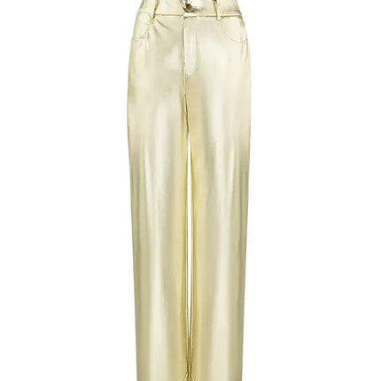 UNICORN Metallic pants - Gold color S M L