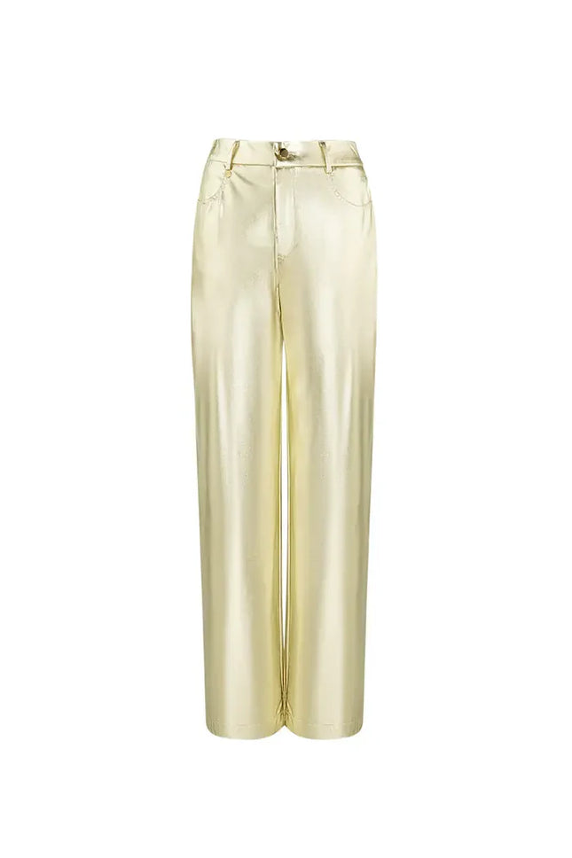 UNICORN Metallic pants - Gold color S M L