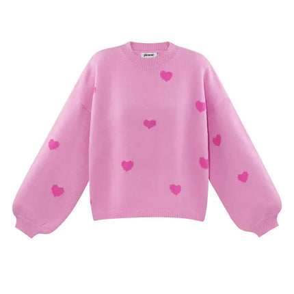 UNICORN  Women's Heartfelt Hugs sweater pink s m l