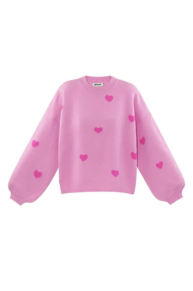 UNICORN  Women's Heartfelt Hugs sweater pink s m l