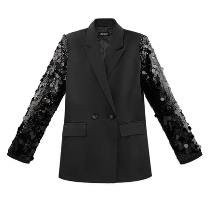 UNICORN Sequin statement blazer - black s m l