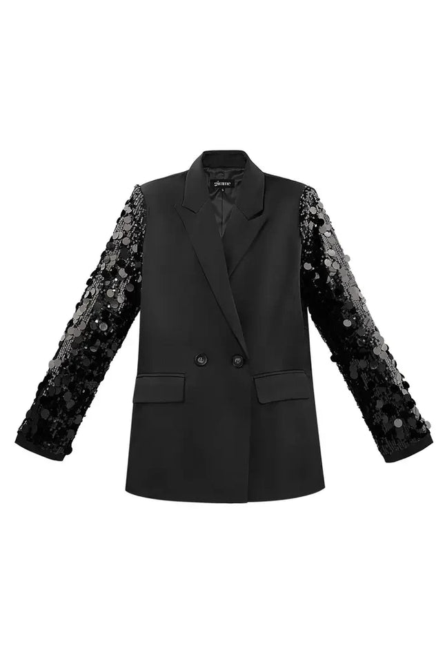 UNICORN Sequin statement blazer - black s m l