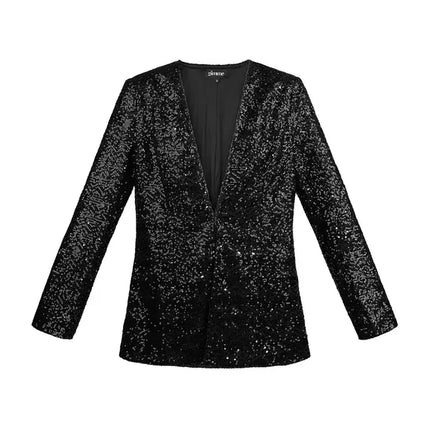 UNICORN Glitter blazer black s m l
