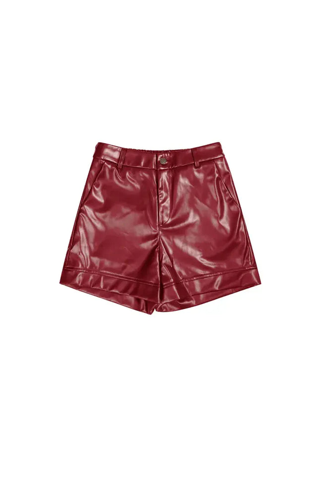 UNICORN PU shorts - Red S M L