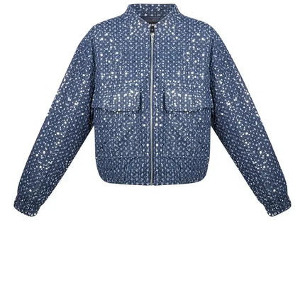 UNICORN jacket with sequins denim blue s m l
