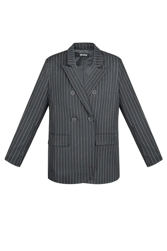 UNICORN Pinstripe Blazer Grey s m l