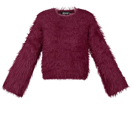 UNICORN Fluffy finesse top - Burgundy S M L