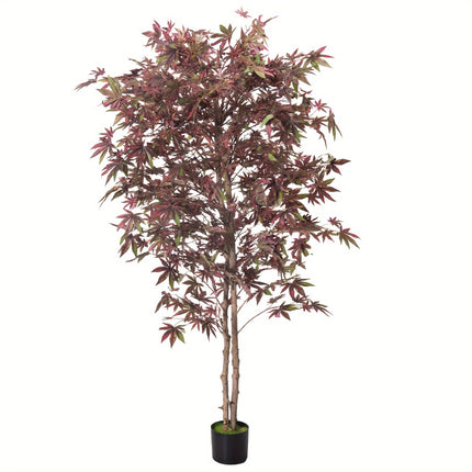 UNICORN 120Cm/160Cm Artificial Japanese Maple Tree in Deep Purple