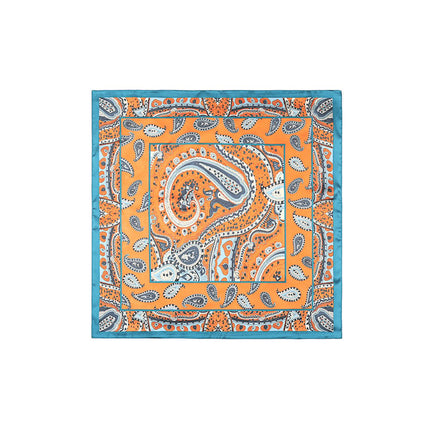 Oranje print sjaal