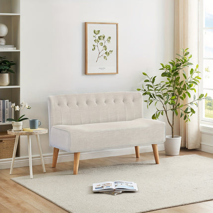 UNICORN Double Sofa 117cm Suitable for Living Room Bedroom Game Room Beige