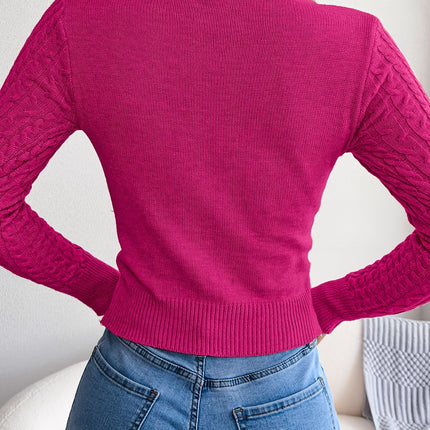 UNICORN Womens Long Sleeve Hollow Sweater High Stretch Fabric s m l xl xxl