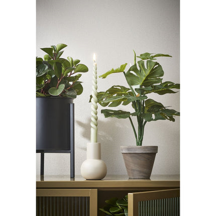 UNICORN Monstera Artificial Plant in Flower Pot Stan - H48 x Ø39 cm - Green
