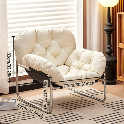 UNICORN Modern Luxury Convertible Recliner Chair with Footrest Black White Brown
