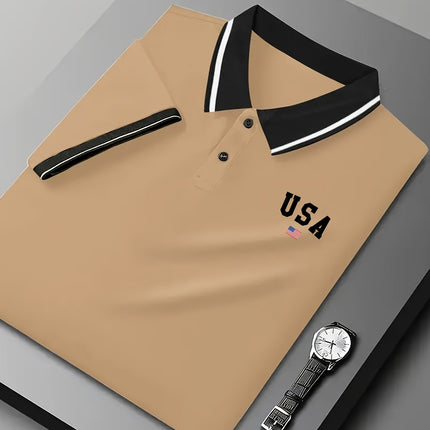 UNICORN USA Golf Shirt Button-Front Placket, Breathable Stretch Fabric s m l xl xxl