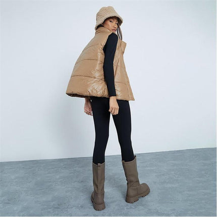 UNICORN Women's bodywarmer caramel brown xs s m l xl